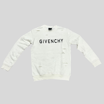 Givenchy Yırtık Detaylı Sweatshirt
