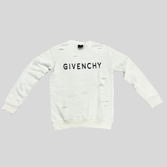 Givenchy Yırtık Detaylı Sweatshirt